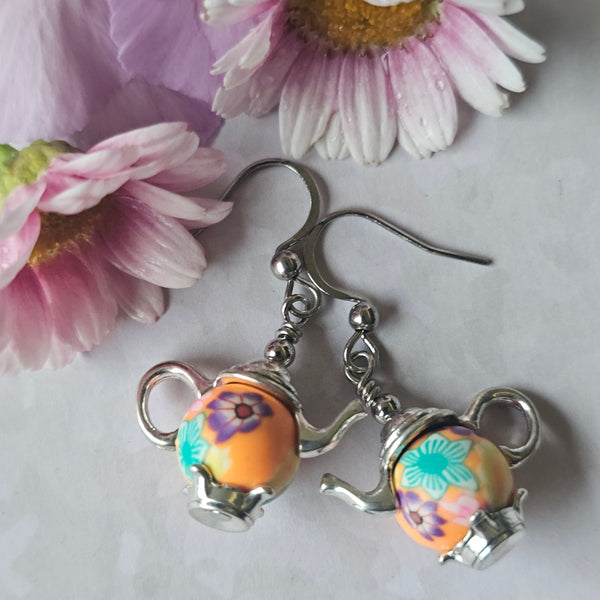 Quaint Teapot Earrings