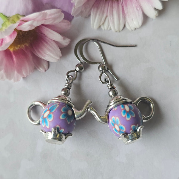 Quaint Teapot Earrings