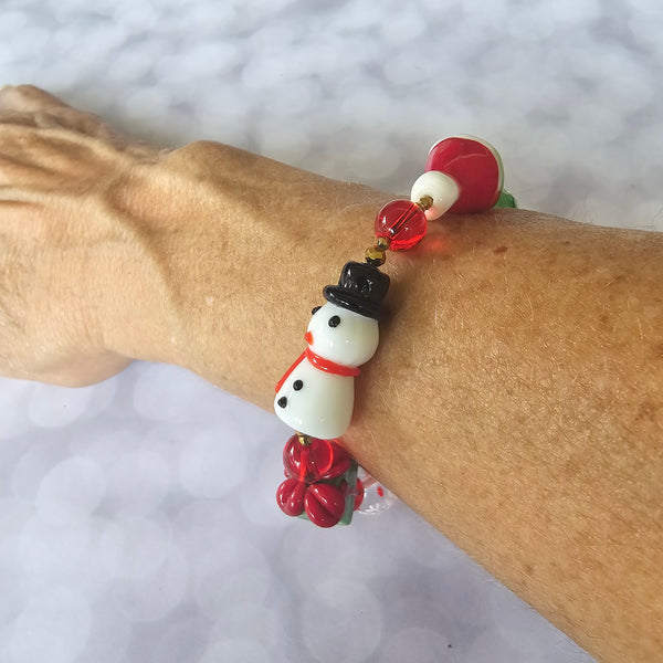 Christmas Bracelet with Gold 22cm