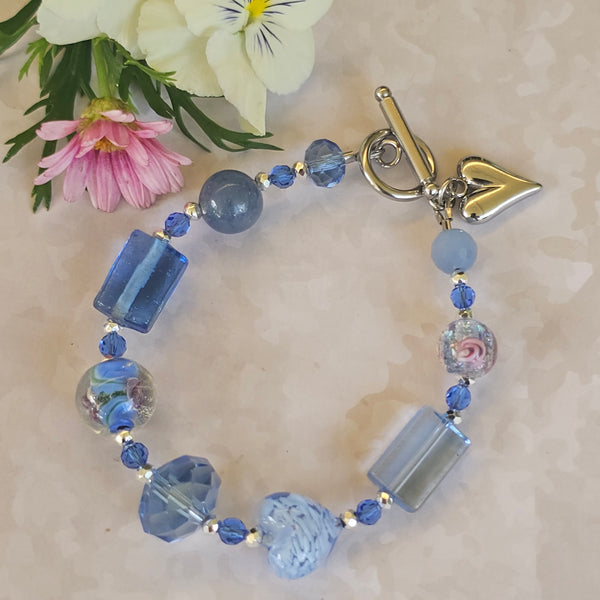 Pale Blue Bracelet - 20cm
