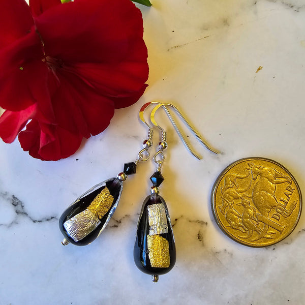 Vicenza Murano Glass Teardrops