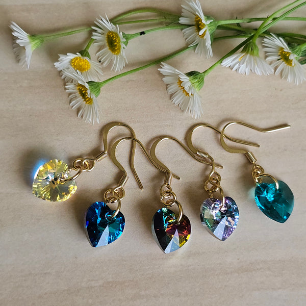 Swarovski Crystal Hearts