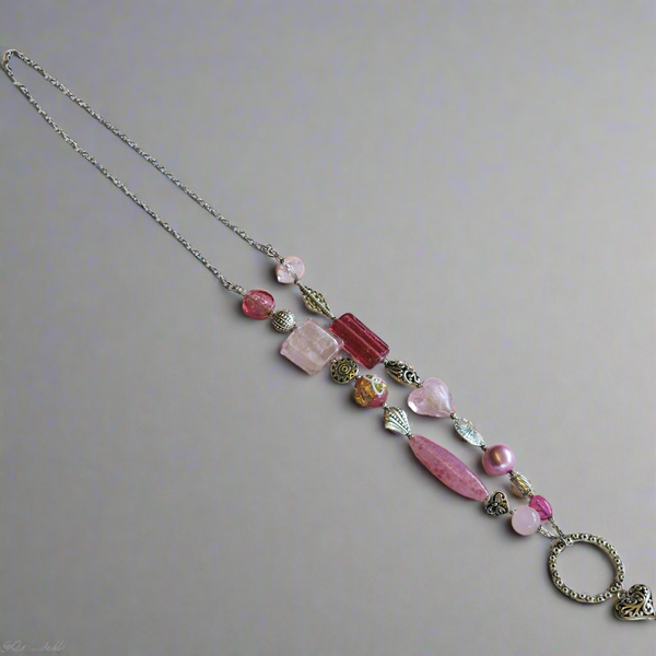 Long Pink Necklace