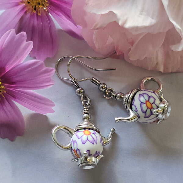 Quaint Teapot Earrings