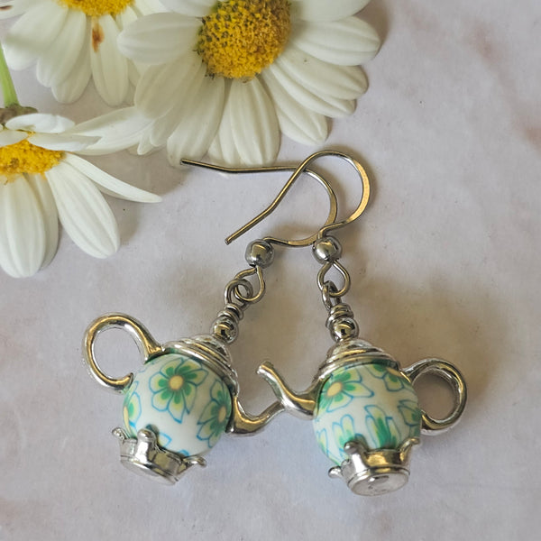 Quaint Teapot Earrings