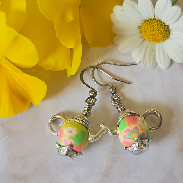 Quaint Teapot Earrings