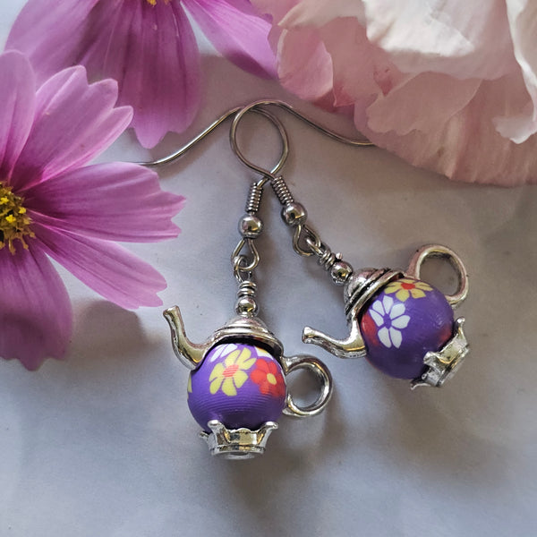Quaint Teapot Earrings