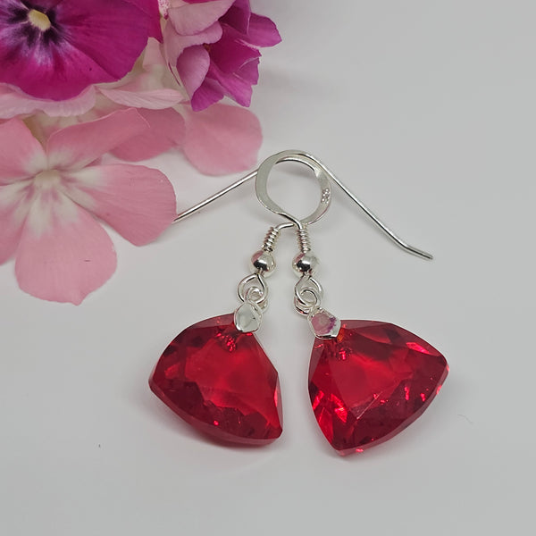 Crystal Trilliant Cut Earrings