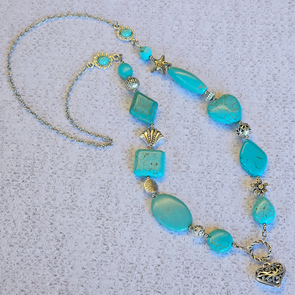 Long Turquoise Necklace