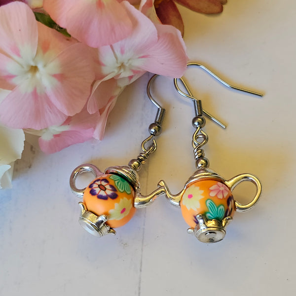 Quaint Teapot Earrings