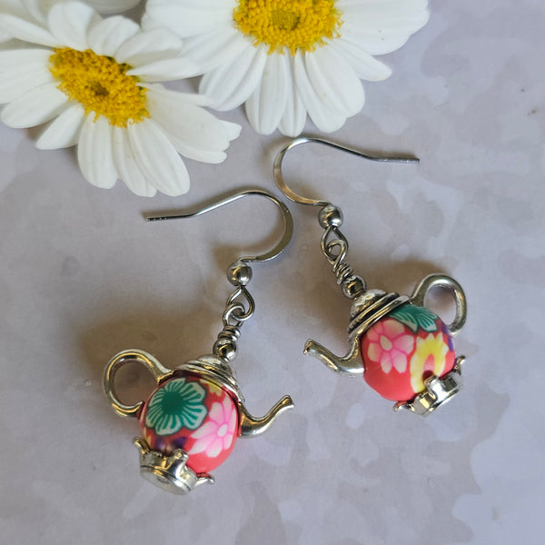 Quaint Teapot Earrings