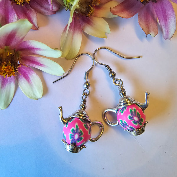 Quaint Teapot Earrings