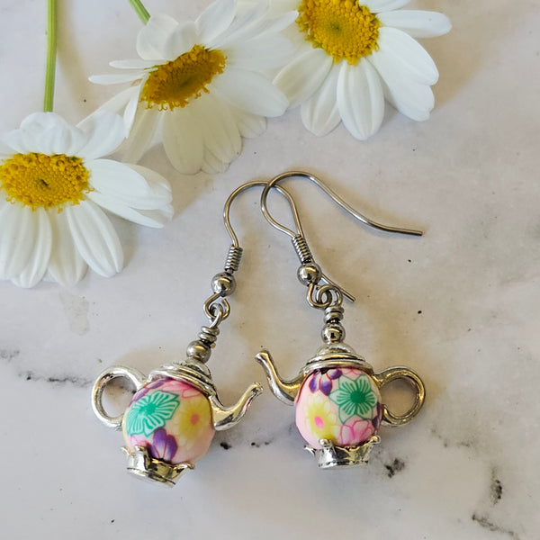 Quaint Teapot Earrings