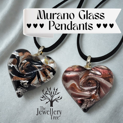 Murano Glass Heart Pendant