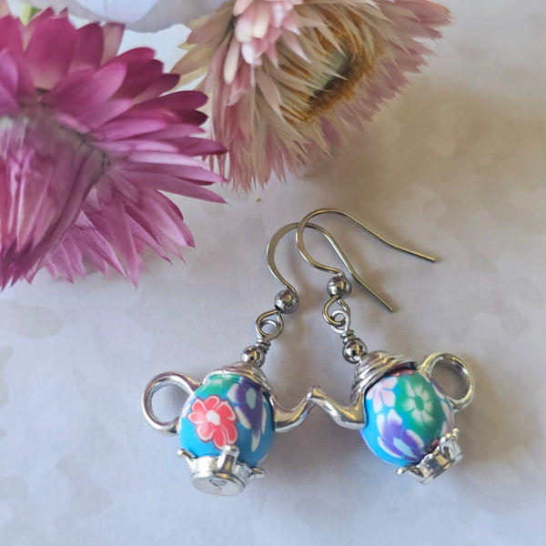 Quaint Teapot Earrings