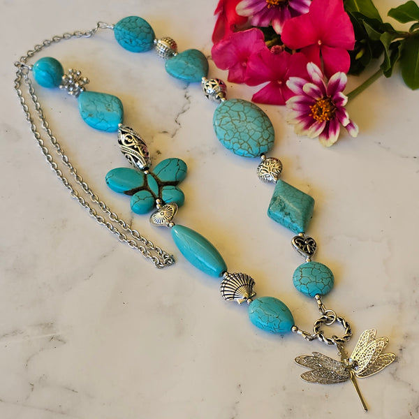 Long Turquoise Necklace