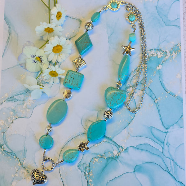 Long Turquoise Necklace