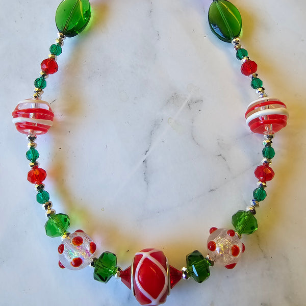 Christmas Necklace - Silver