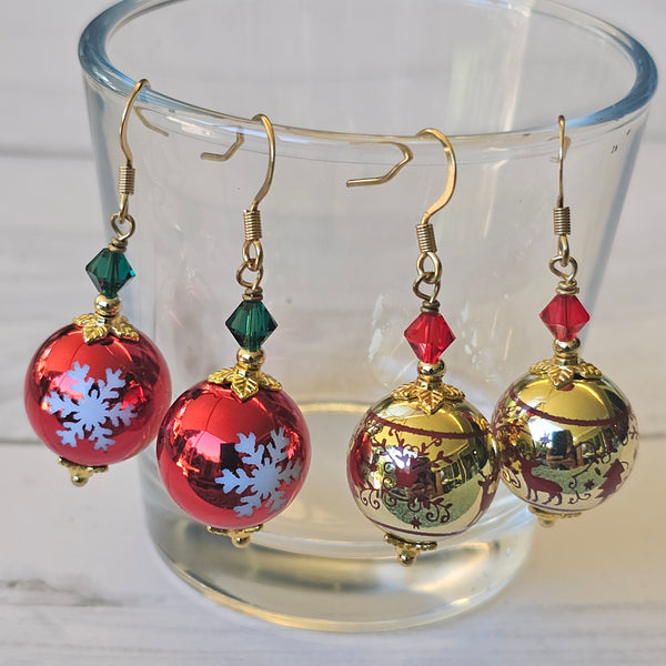 Christmas Baubles - Gold