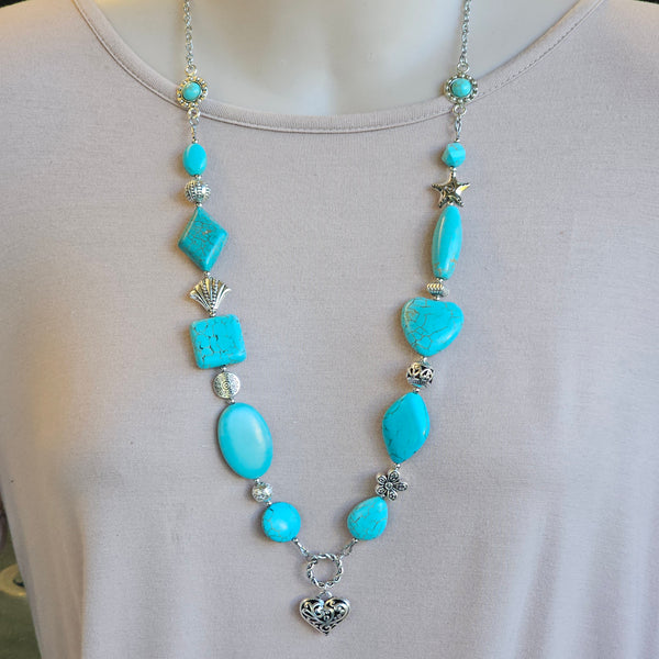 Long Turquoise Necklace
