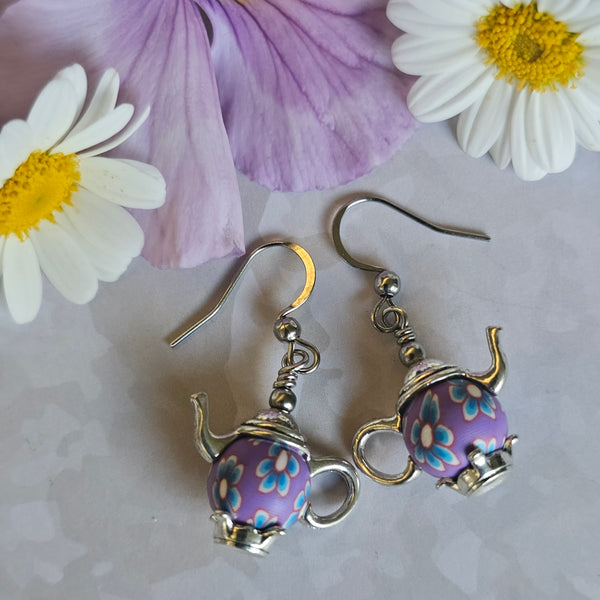 Quaint Teapot Earrings
