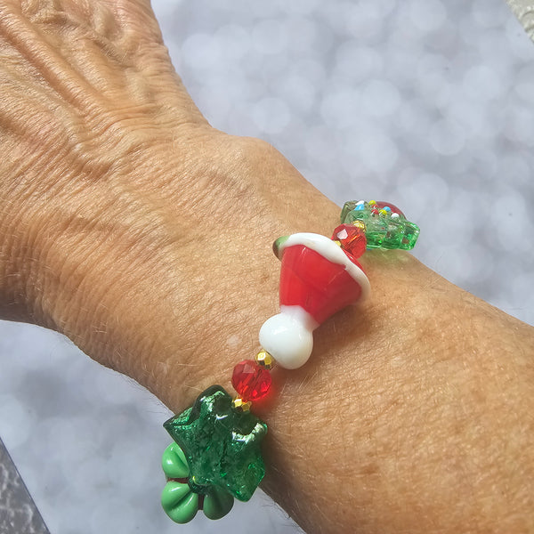 Christmas Bracelet with Gold 21cm