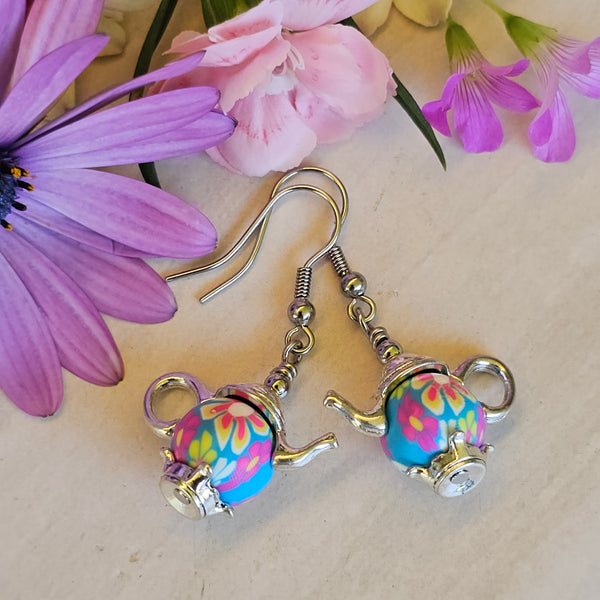 Quaint Teapot Earrings