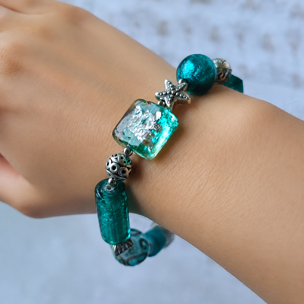 Teal Green Bracelet 21.5cm