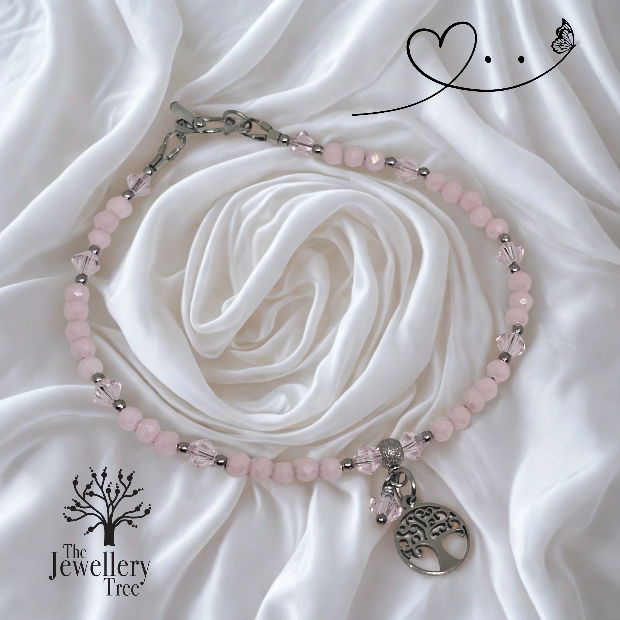 Pink Cubic Zirconia Bracelet