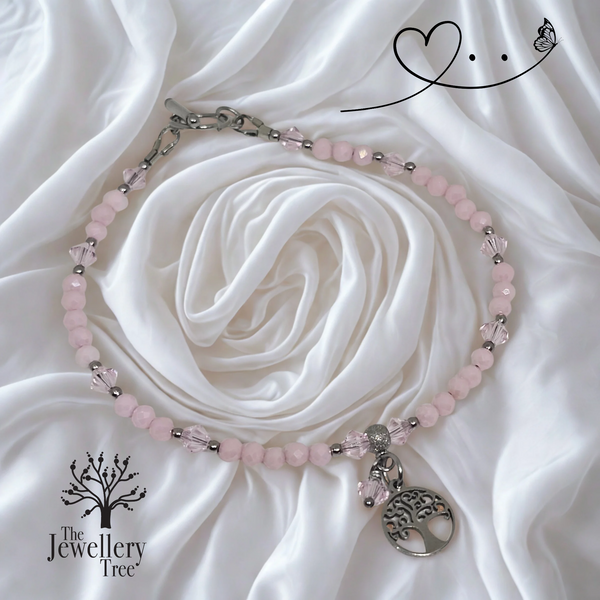 Pink Cubic Zirconia Bracelet