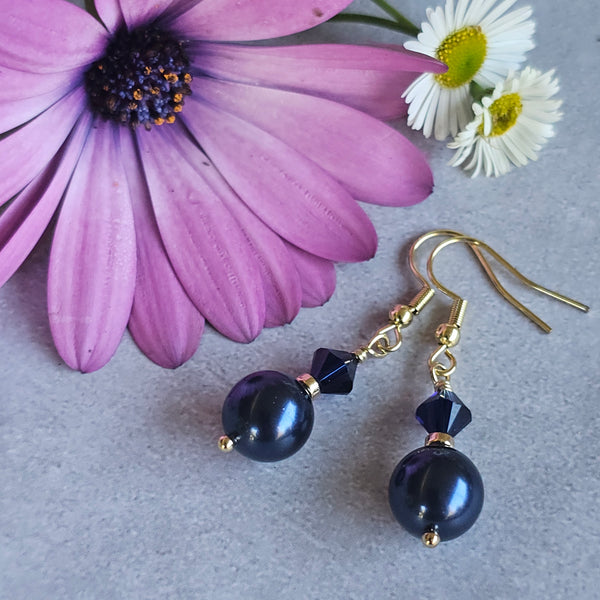 Pearl Earrings in Silver or Gold