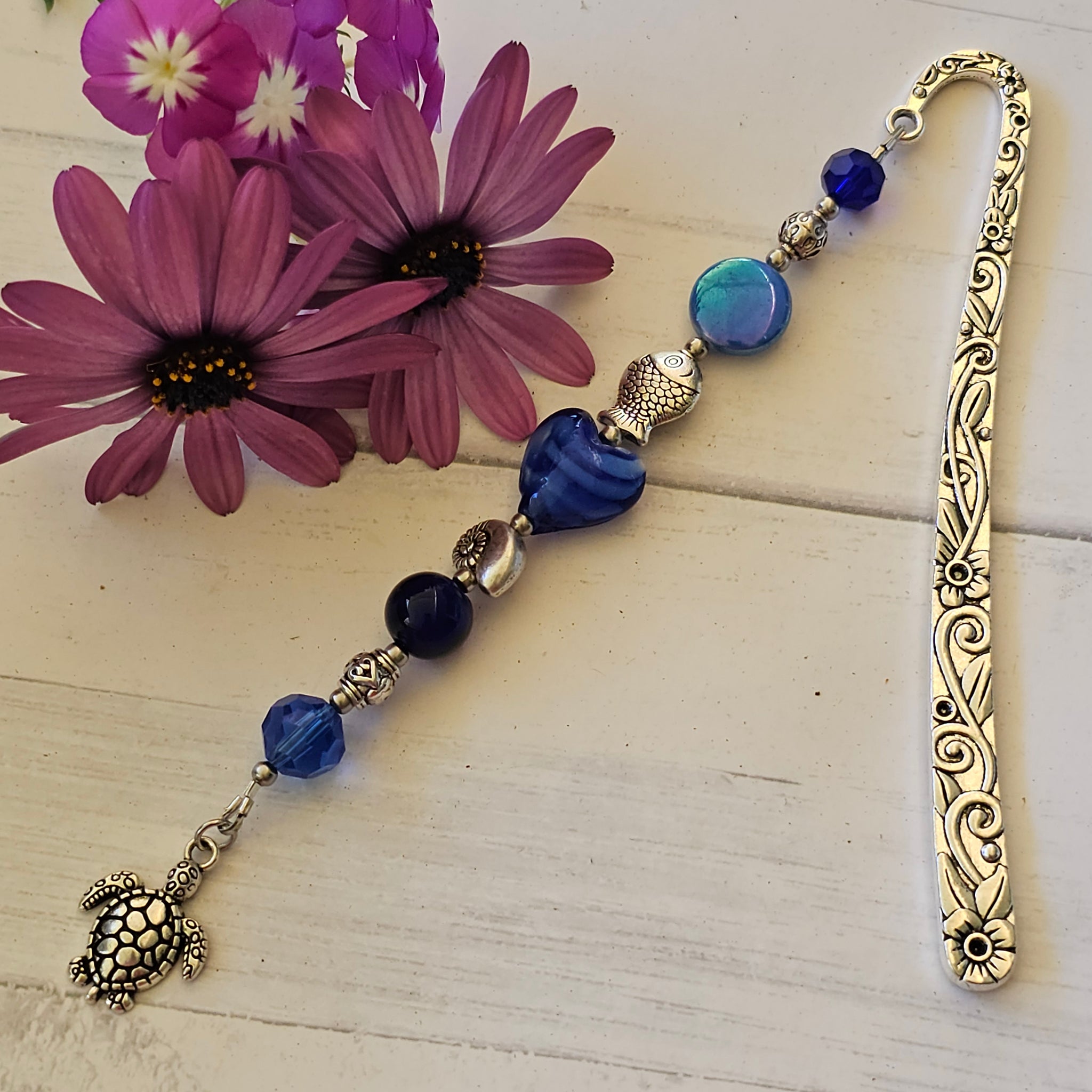 Dark Blue with Turtle