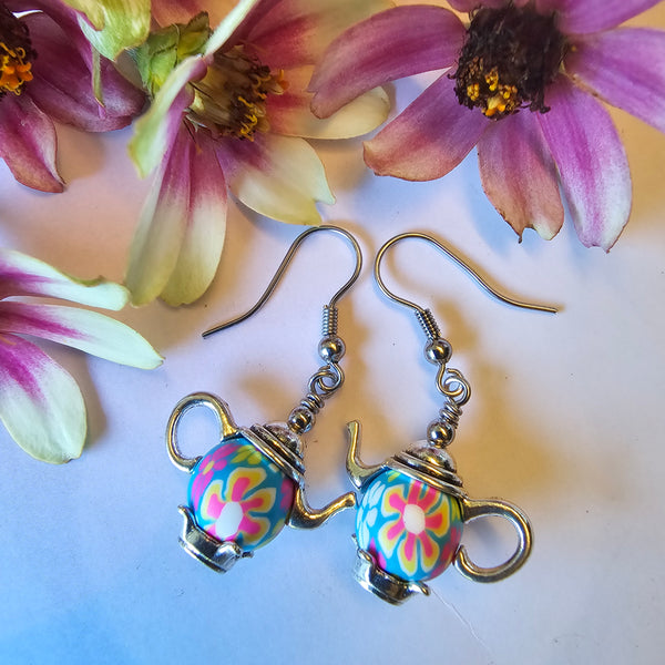 Quaint Teapot Earrings