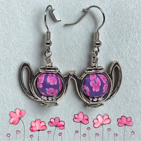 Teapot/Kettle Earring Fancy