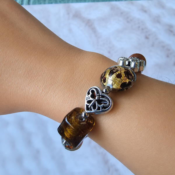 Brown Tones Bracelet - 22cm
