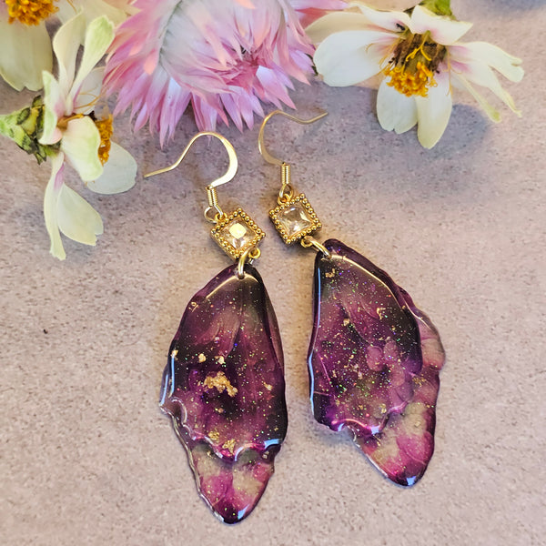 Butterfly Wing Dangle Earrings
