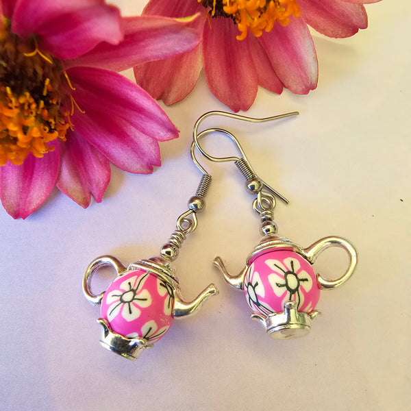 Quaint Teapot Earrings