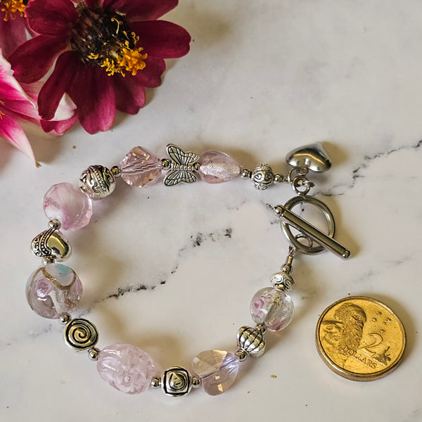 Pale Pink Bracelet 19cm