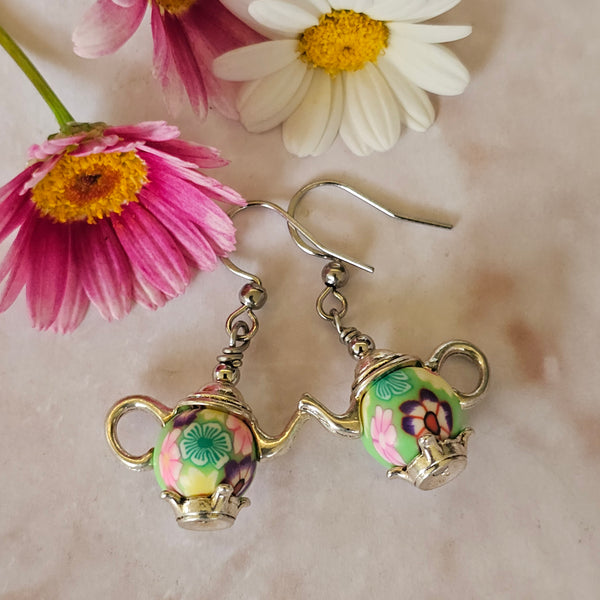Quaint Teapot Earrings