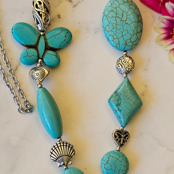 Long Turquoise Necklace