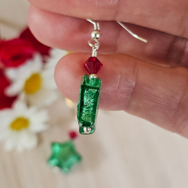 Murano Glass Star Earrings