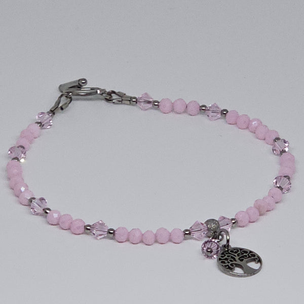 Pink Cubic Zirconia Bracelet