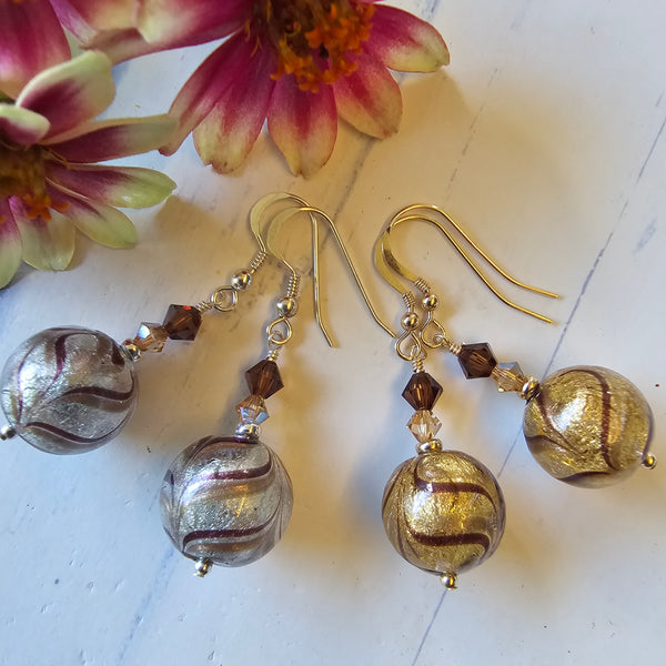 Fenicio Murano Glass Earrings