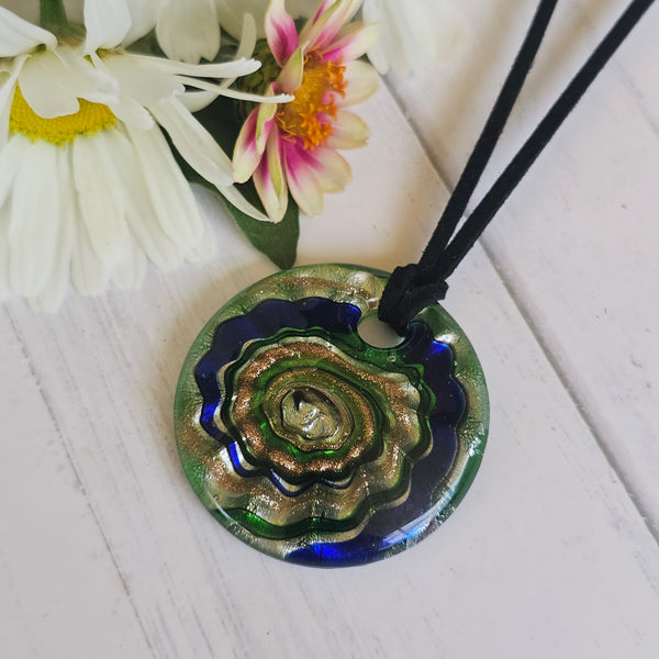 Glass Swirl Pendant