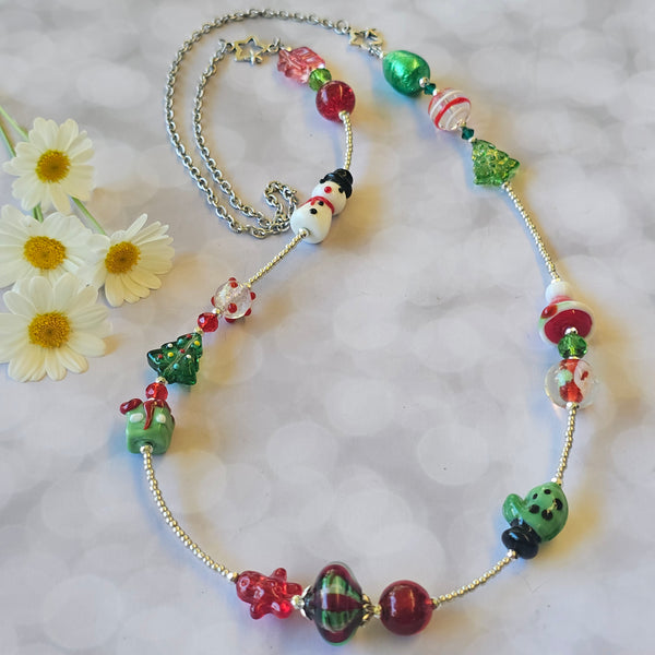 Christmas Necklace - Silver