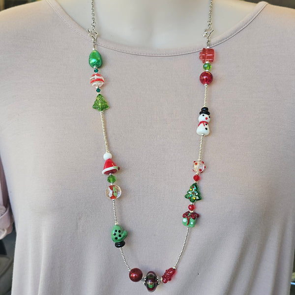 Christmas Necklace - Silver