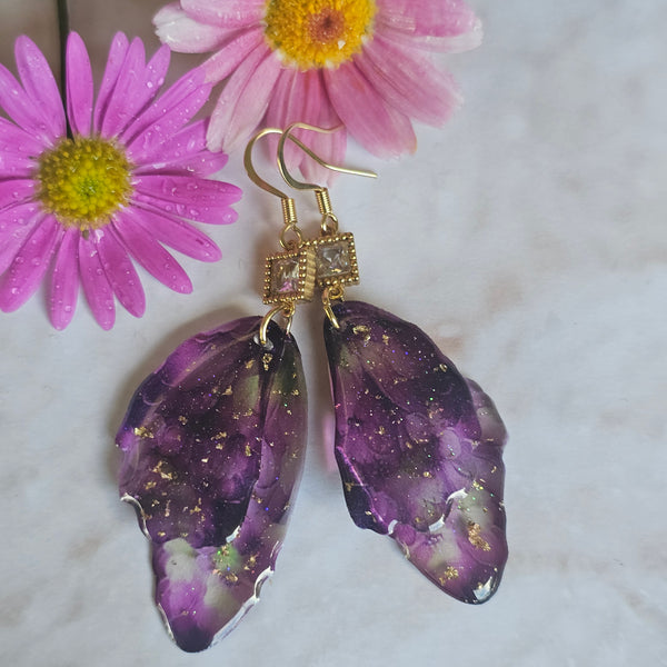 Butterfly Wing Dangle Earrings