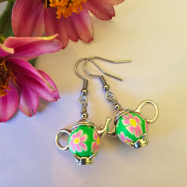 Quaint Teapot Earrings