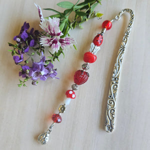 Bookmark Red with Ladybug 🐞