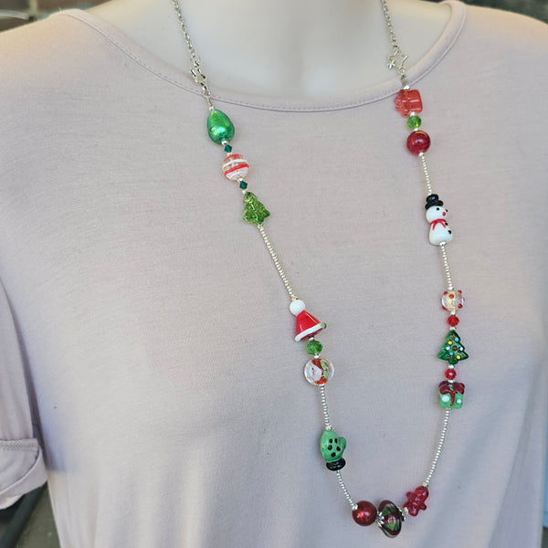 Christmas Necklace - Silver